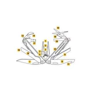 Leatherman Multitool CHARGE TTi PLUS srebrny Leatherman Multitool CHARGE TTi PLUS srebrny