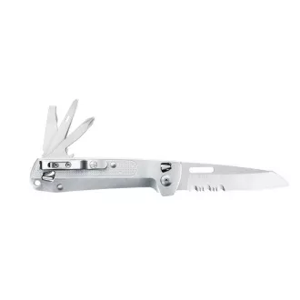 Nóż wielofunkcyjny Leatherman Free K2X, srebrny