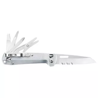 Nóż wielofunkcyjny Leatherman Free K4X, srebrny