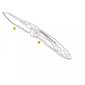 Nóż Leatherman SKELETOOL KBx srebrny/zielony