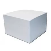 Notatnik 8,5x8,5x4cm biały