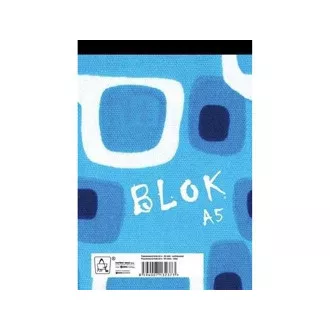 Blok A5 czysty 50 ark. szyty eko Blok A5 czysty 50 ark. szyty eko