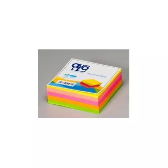 Kostka blokowa 9x9cm klejona w kolorze neonowym 400 arkuszy