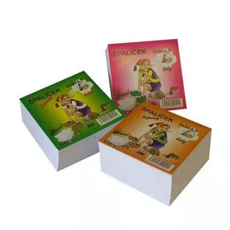 Kostka blokowa 9x9x4,5cm klejona biała