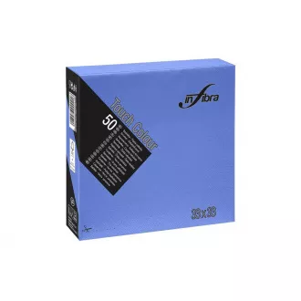 Serwetki papierowe INFIBRA 2vrs. 33x33cm niebieski 50szt