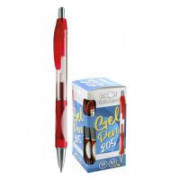 Długopis żelowy 205A 0,5mm czerwony MF 273047
