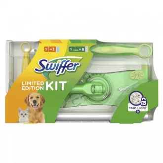 Zestaw mopa Swiffer Sweeper 2w1 + 8 zamienników i mała rączka + ściereczka Zestaw mopa Swiffer Sweeper 2w1 + 8 zamienników i mała rączka + ściereczka