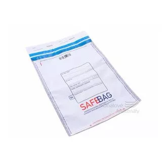 Koperta Safebag 186x255 klapa 40mm biała