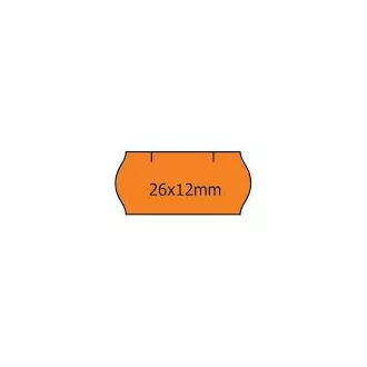 Etykiety Kontakt 26x12mm pomarańczowe