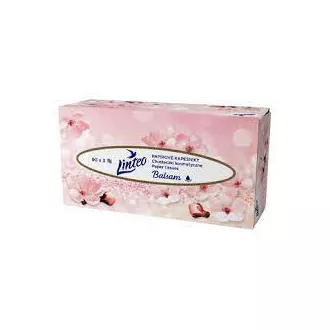 Chusteczki do nosa 3vrs. Linteo balsam 90szt w pudełku Chusteczki do nosa 3vrs. Linteo balsam 90szt w pudełku
