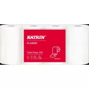 Papier toaletowy Katrin 2vrs biały 23,4m 200tears 8szt / sprzedaż tylko na sztuki