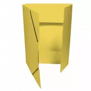 Folder 253 A4 3 klapy z gumką żółte