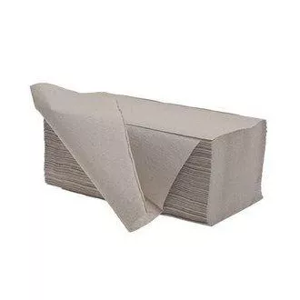Ręczniki pap. Z-Z 1vrs. szary z recyklingu 25x23cm 250szt. Ręczniki pap. Z-Z 1vrs. szary z recyklingu 25x23cm 250szt.