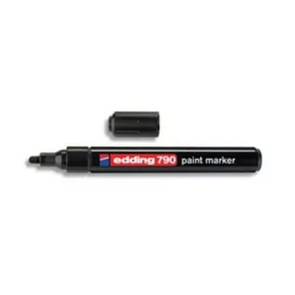 Marker Edding 790 czarny końcówka rolkowa 2-3mm Marker Edding 790 czarny końcówka rolkowa 2-3mm