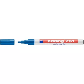 Marker Edding 751 lakier niebieski końcówka wałka 1-2mm