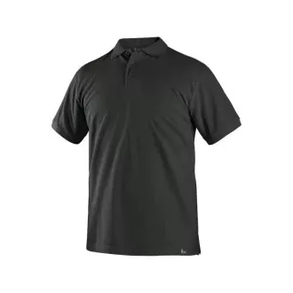 Koszulka polo z krótkim rękawem MICHAEL, czarna, rozmiar 4XL Koszulka polo z krótkim rękawem MICHAEL, czarna, rozmiar 4XL