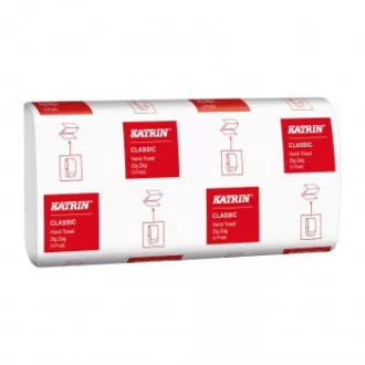 Ręczniki pap. Z-Z Katrin Classic 1vrs. biały premium recycled 20x300szt=6000szt.