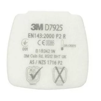 D3125, 3M™ Secure Click™ Filtr cząstek stałych P2 R, jedna para. D3125, 3M™ Secure Click™ Filtr cząstek stałych P2 R, jedna para.