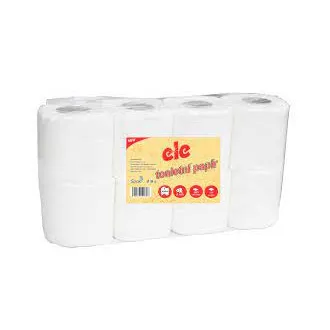 Papier toaletowy Ele 3vrs. biały 100% celuloza 8szt / sprzedaż na sztuki