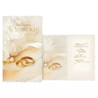Karta ślubna M16-119 T Karta ślubna M16-119 T