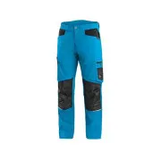 Spodnie męskie CXS SOLIS FLEX, niebiesko-czarne, rozmiar 46