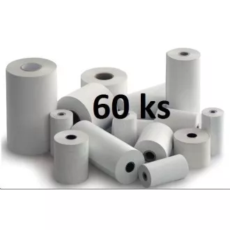 Taśma papierowa rolka TERMO, 80/70/12 (62m) - 60szt