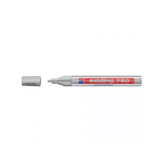 Marker Edding 750 lakierowany srebrny 2-4mm Marker Edding 750 lakierowany srebrny 2-4mm