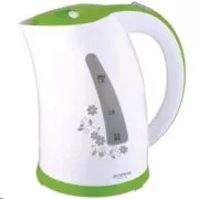 Czajnik elektryczny Orava VK-3417 G, 2000 W, 1,7 l, automatyczne wyłączanie, biały/zielony
