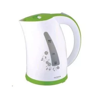Czajnik elektryczny Orava VK-3417 G, 2000 W, 1,7 l, automatyczne wyłączanie, biały/zielony