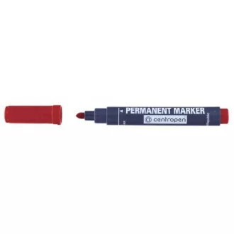 Marker Centropen 8510 permanentna czerwona cylindryczna końcówka 2,5 mm