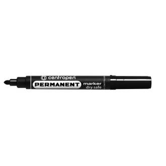 Marker Centropen 8510 permanentna czarna cylindryczna końcówka 2,5 mm