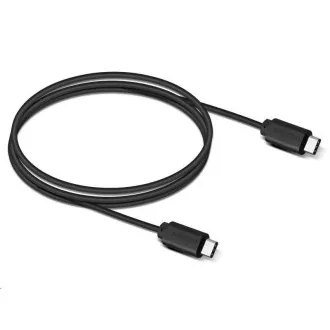Kabel do transmisji danych i ładowania USB Type-C - USB Type-C, 100cm, czarny