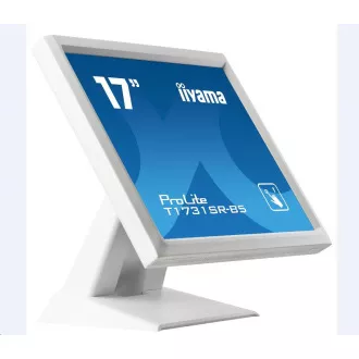 Monitor dotykowy Iiyama ProLite T1731SR-W5, 43,2 cm (17''), AT biały Monitor dotykowy Iiyama ProLite T1731SR-W5, 43,2 cm (17''), AT biały