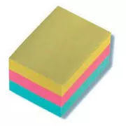 Blok samoprzylepny 51x38 mix pastelowych kolorów 3x100 ark.