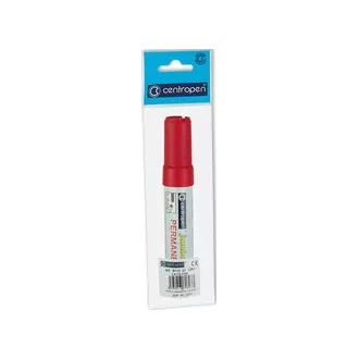 Marker Centropen 9110 Jumbo permanentna czerwona końcówka klinowa 2-10mm