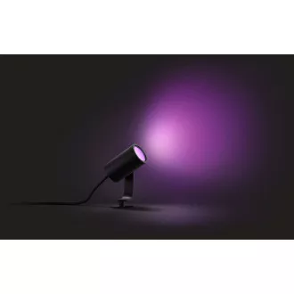 PHILIPS Lily Zewnętrzny reflektor punktowy, Hue White i color ambiance, 230V, 1x8W zintegrowana dioda LED, matowy chrom, przedłużenie (1741530P7) PHILIPS Lily Zewnętrzny reflektor punktowy, Hue White i color ambiance, 230V, 1x8W zintegrowana dioda LED, matowy chrom, przedłużenie (1741530P7)