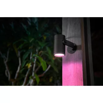 PHILIPS Lily Zewnętrzny reflektor punktowy, Hue White i color ambiance, 230V, 1x8W zintegrowana dioda LED, matowy chrom, przedłużenie (1741530P7) PHILIPS Lily Zewnętrzny reflektor punktowy, Hue White i color ambiance, 230V, 1x8W zintegrowana dioda LED, matowy chrom, przedłużenie (1741530P7)