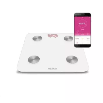 Inteligentna waga osobista UMAX Scale US20M - bluetooth, maksymalne obciążenie 150 kg Inteligentna waga osobista UMAX Scale US20M - bluetooth, maksymalne obciążenie 150 kg