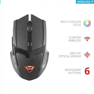 TRUST Mouse GXT 103 Gav Bezprzewodowa optyczna mysz do gier TRUST Mouse GXT 103 Gav Bezprzewodowa optyczna mysz do gier