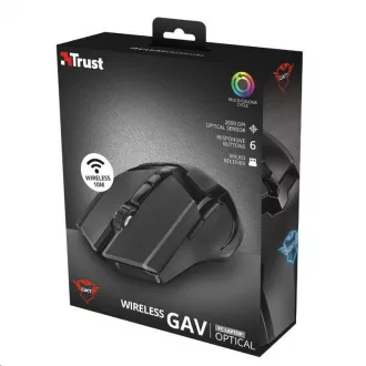 TRUST Mouse GXT 103 Gav Bezprzewodowa optyczna mysz do gier TRUST Mouse GXT 103 Gav Bezprzewodowa optyczna mysz do gier