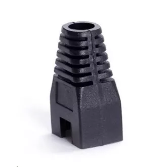 Osłona złącza RJ45, nierysująca - czarna, 100 szt. Osłona złącza RJ45, nierysująca - czarna, 100 szt.