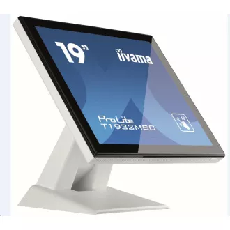 Iiyama ProLite T1932MSC, 48,3 cm (19 ''), pojemnościowy, biały Iiyama ProLite T1932MSC, 48,3 cm (19 ''), pojemnościowy, biały