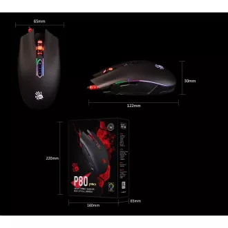 Mysz gamingowa A4tech Bloody P80 PRO, RGB, 12000CPI, USB, CORE 3 Mysz gamingowa A4tech Bloody P80 PRO, RGB, 12000CPI, USB, CORE 3
