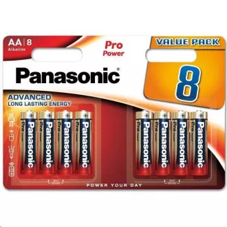 PANASONIC Pro Power Baterie alkaliczne LR6PPG/8BW AA 1, 5V (Blistr 8szt)