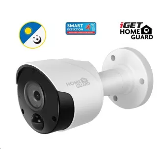iGET HOMEGUARD HGNVK85304 System kamer PoE z inteligentną detekcją ruchu, 8-kanałowy rejestrator NVR FullHD   4x kamera zewnętrzna FullHD