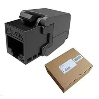 Solarix MULTIPACK 24 szt - keystone CAT5E UTP RJ45 czarny samogwintujący SXKJ-5E-UTP-BK-SA Solarix MULTIPACK 24 szt - keystone CAT5E UTP RJ45 czarny samogwintujący SXKJ-5E-UTP-BK-SA
