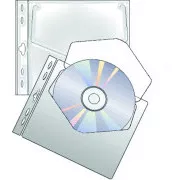 Pokrowiec na 1 płytę CD 135x155x0,4mm PP 10szt przezroczysty