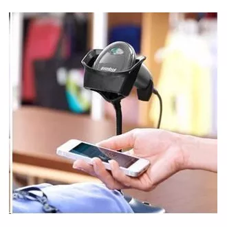 Czytnik Zebra DS4608 SR 2D czarny + kabel USB, podstawka (zamiennik DS4308)
