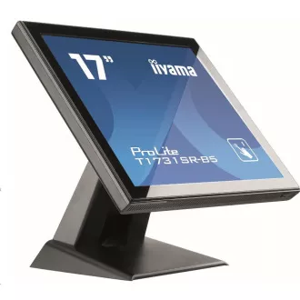 Monitor dotykowy Iiyama ProLite T1731SR-W5, 43,2 cm (17''), AT czarny Monitor dotykowy Iiyama ProLite T1731SR-W5, 43,2 cm (17''), AT czarny