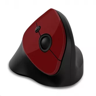 CONNECT IT FOR HEALTH ergonomiczna mysz pionowa (+ 1x baterie AA gratis), bezprzewodowa, czerwona CONNECT IT FOR HEALTH ergonomiczna mysz pionowa (+ 1x baterie AA gratis), bezprzewodowa, czerwona